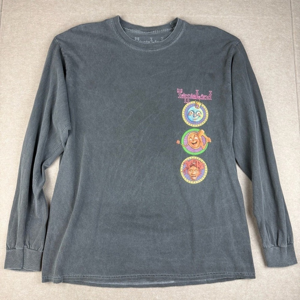 Trippie Redd Shirt Mens L Faded Black Long Sleeve Graphic Tour Streetwear‎ Tee